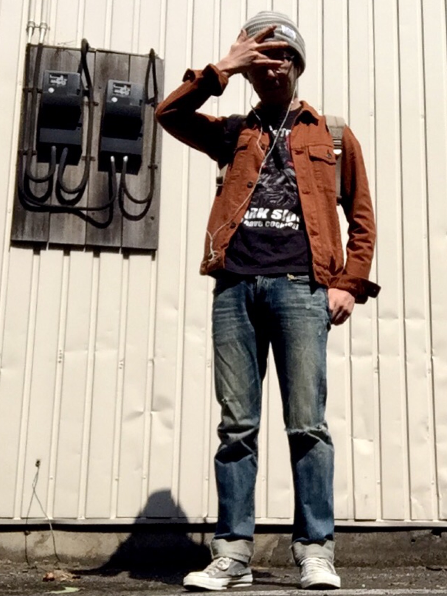 CUNEのデニムジャケットを使ったメンズ人気ファッションコーディネート