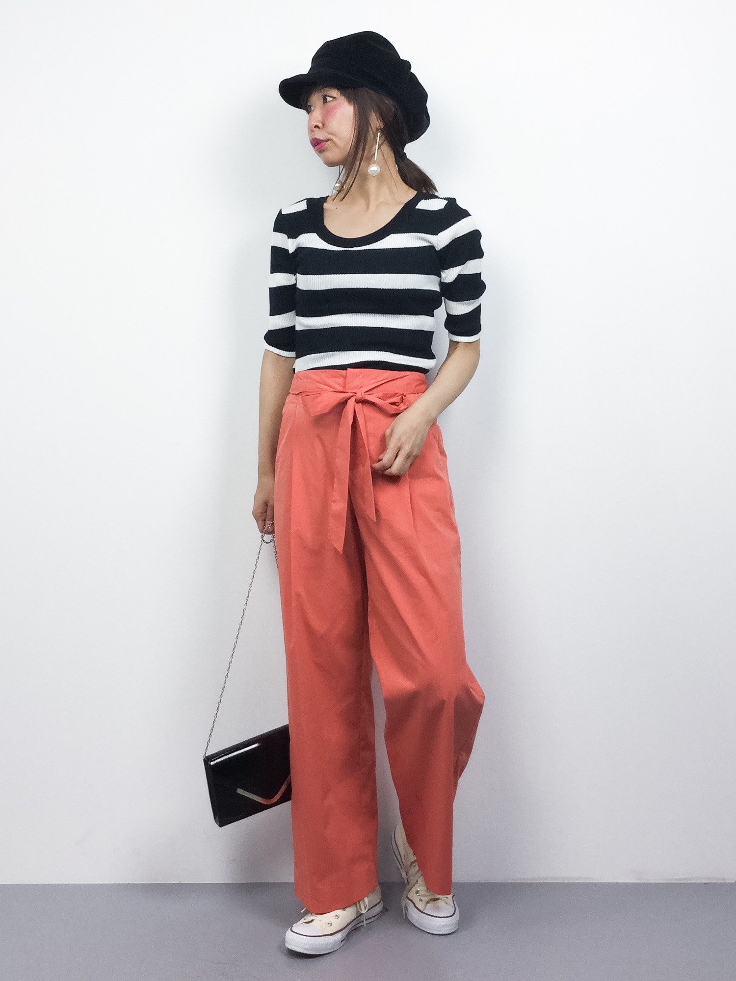 ♡Hiro♡IENA ボーダーリブフレンチスリーブプルオーバー IENA（イエナ）の「ボーダーリブ フレンチスリーブ プルオーバー◇（T