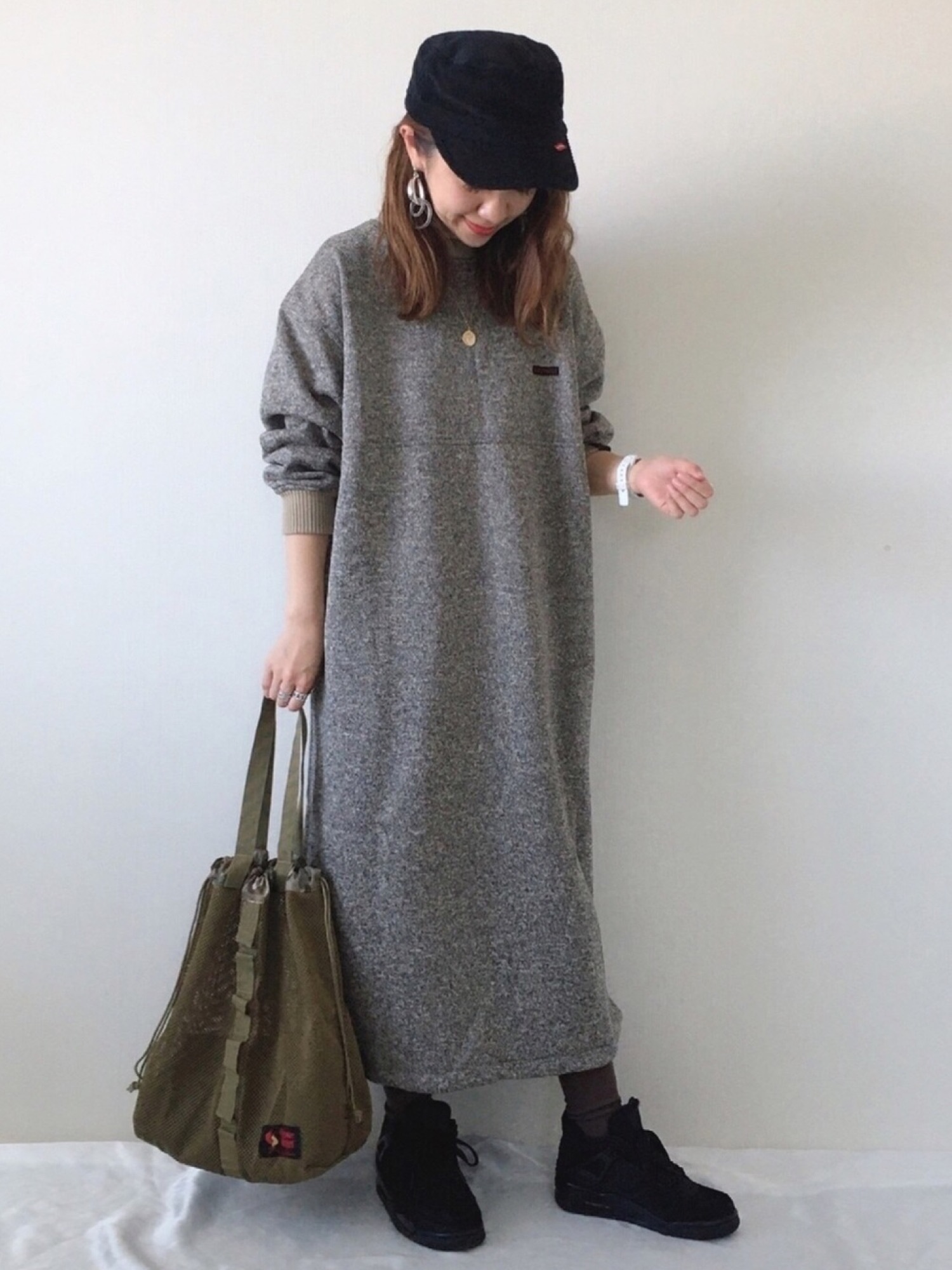 Gramicci（グラミチ）の「GRAMICCI/グラミチ ニットフリースワンピース