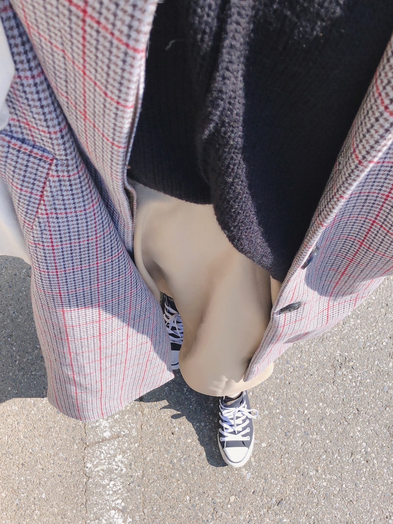 MOUSSY（マウジー）の「PUFF SLEEVE CHECK コート（ステンカラー
