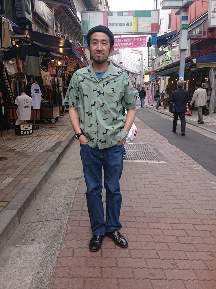 Schott(ショット) HAWAIIAN SHIRT BAT& SPIDER/ハワイアンシャツ