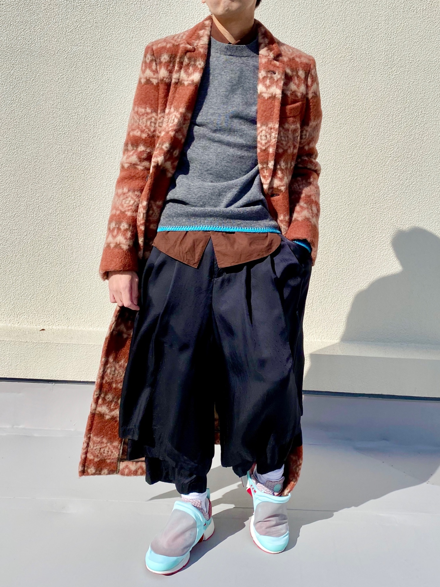 COMME des GARCONS HOMME PLUSのピーコートを使った人気ファッション