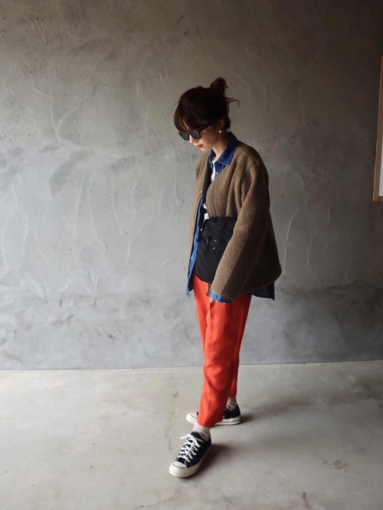 6(ROKU) DENIM BLOCK SHIRT デニムシャツ 6（ロク）の「＜6(ROKU)＞DENIM BLOCK SHIRT/シャツ ◇（シャツ