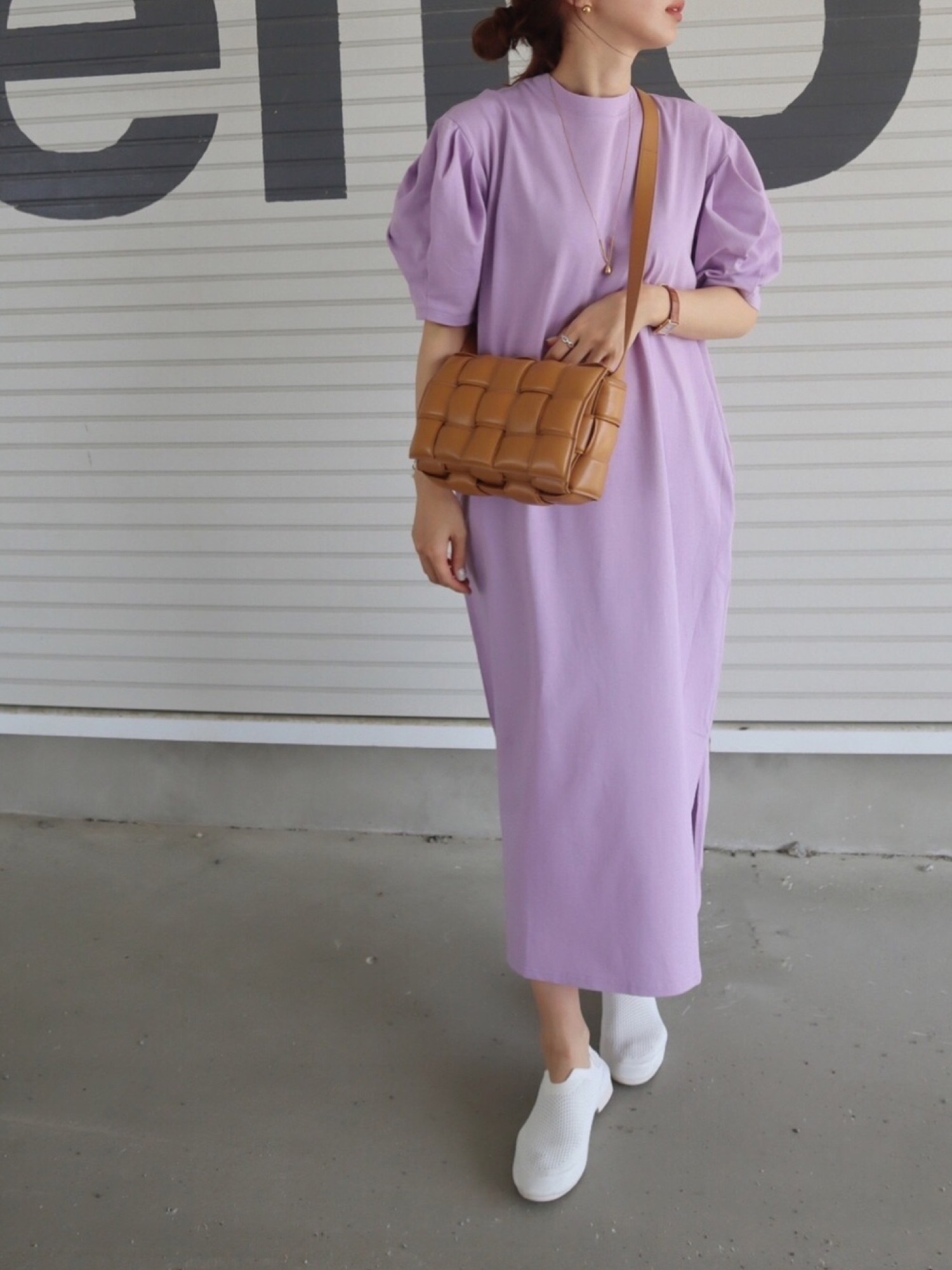 CASA FLINEのワンピース（パープル系）を使った人気ファッション 