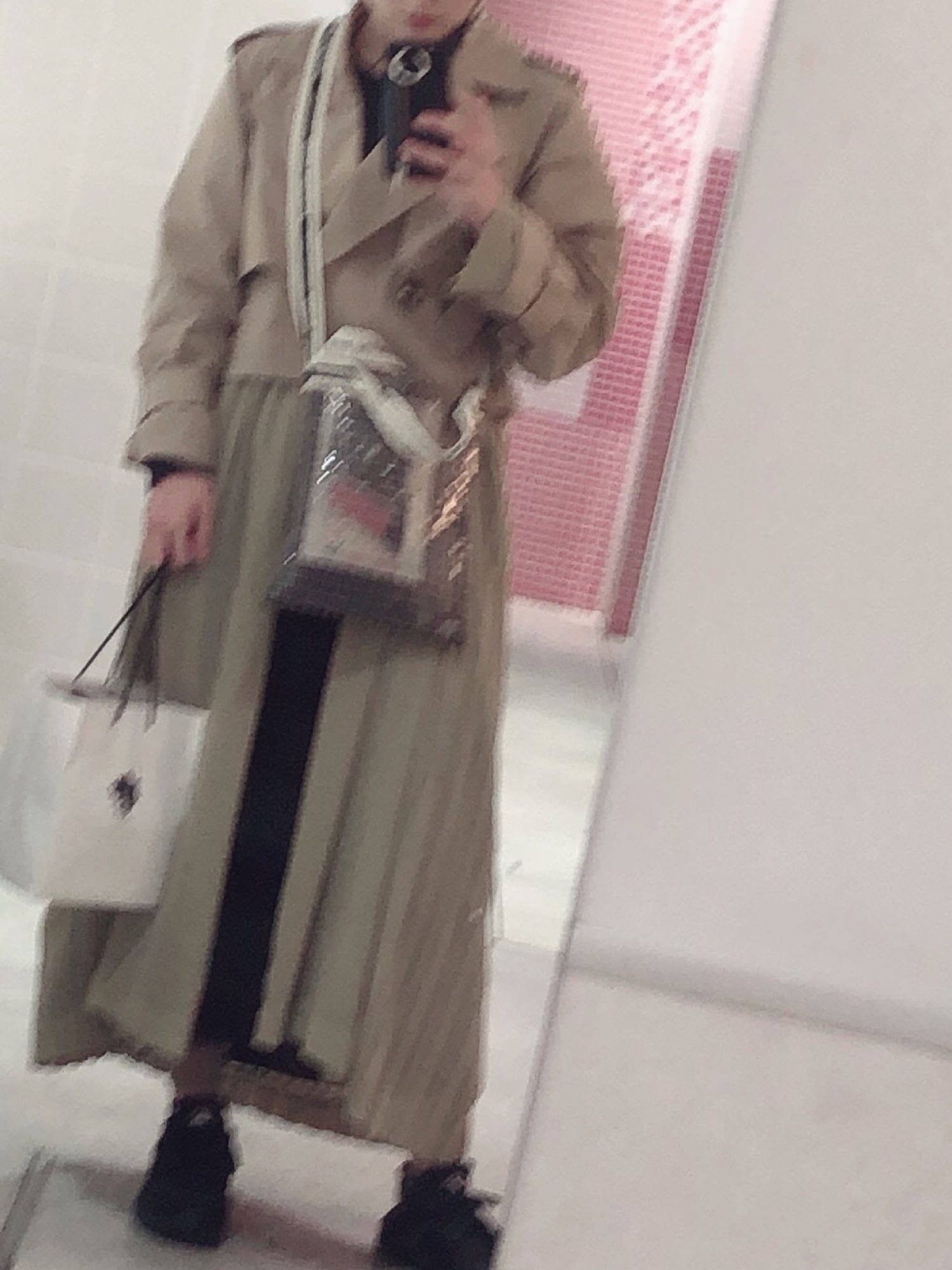 3WAY SHEER DOCKING COAT 定価26800円 Ameri（アメリ）の「3WAY SHEER DOCKING COAT（その他アウター
