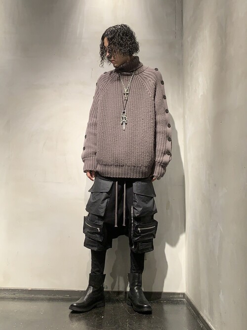 トップス JOHN LAWRENCE SULLIVAN BUTTON SLEEVEKNIT JOHN LAWRENCE SULLIVAN [21 year production] 4D007-0121-38