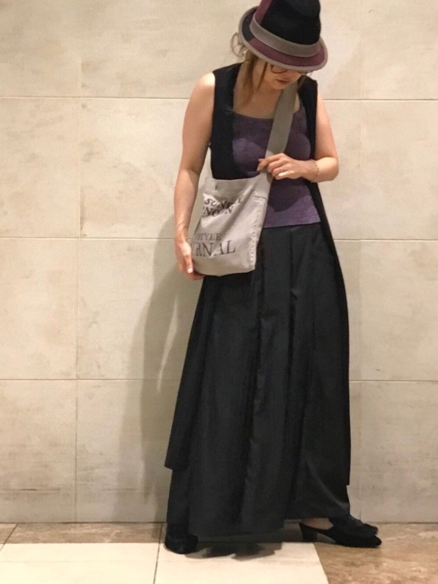 Ameri（アメリ）の「BACK DESIGN KNIT CAMI（キャミソール）」 - WEAR