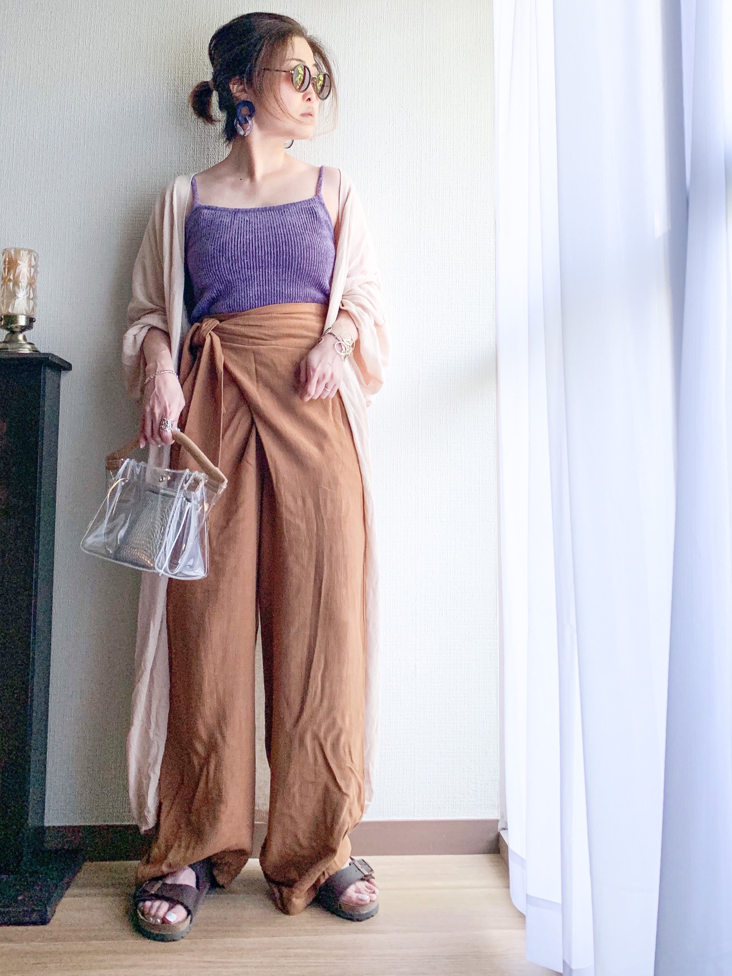 Ameri（アメリ）の「BACK DESIGN KNIT CAMI（キャミソール）」 - WEAR