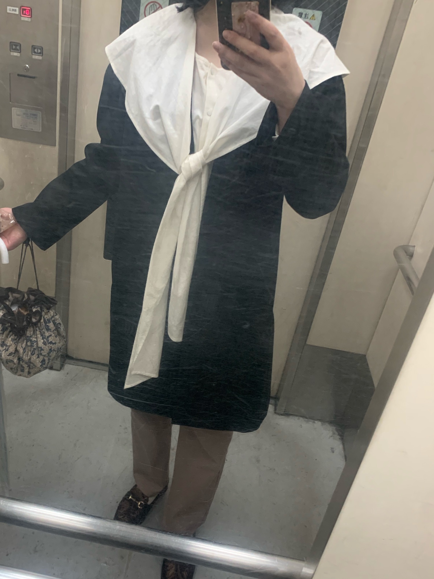 BLACK BY MOUSSY | no collar rever coat (コート ) |SHEL'TTER
