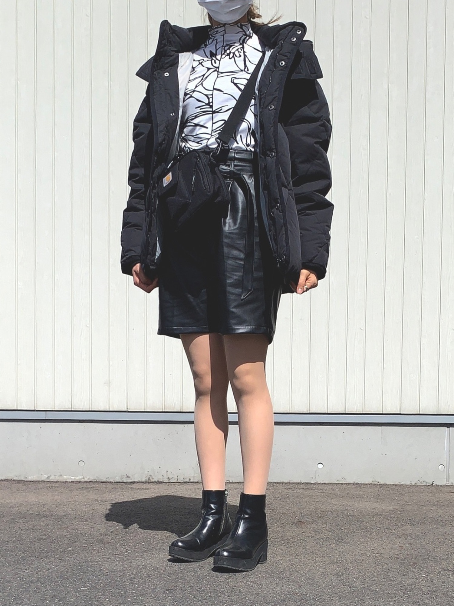 A.P.C.のダウンジャケット/コート（ブラック系）を使った人気 