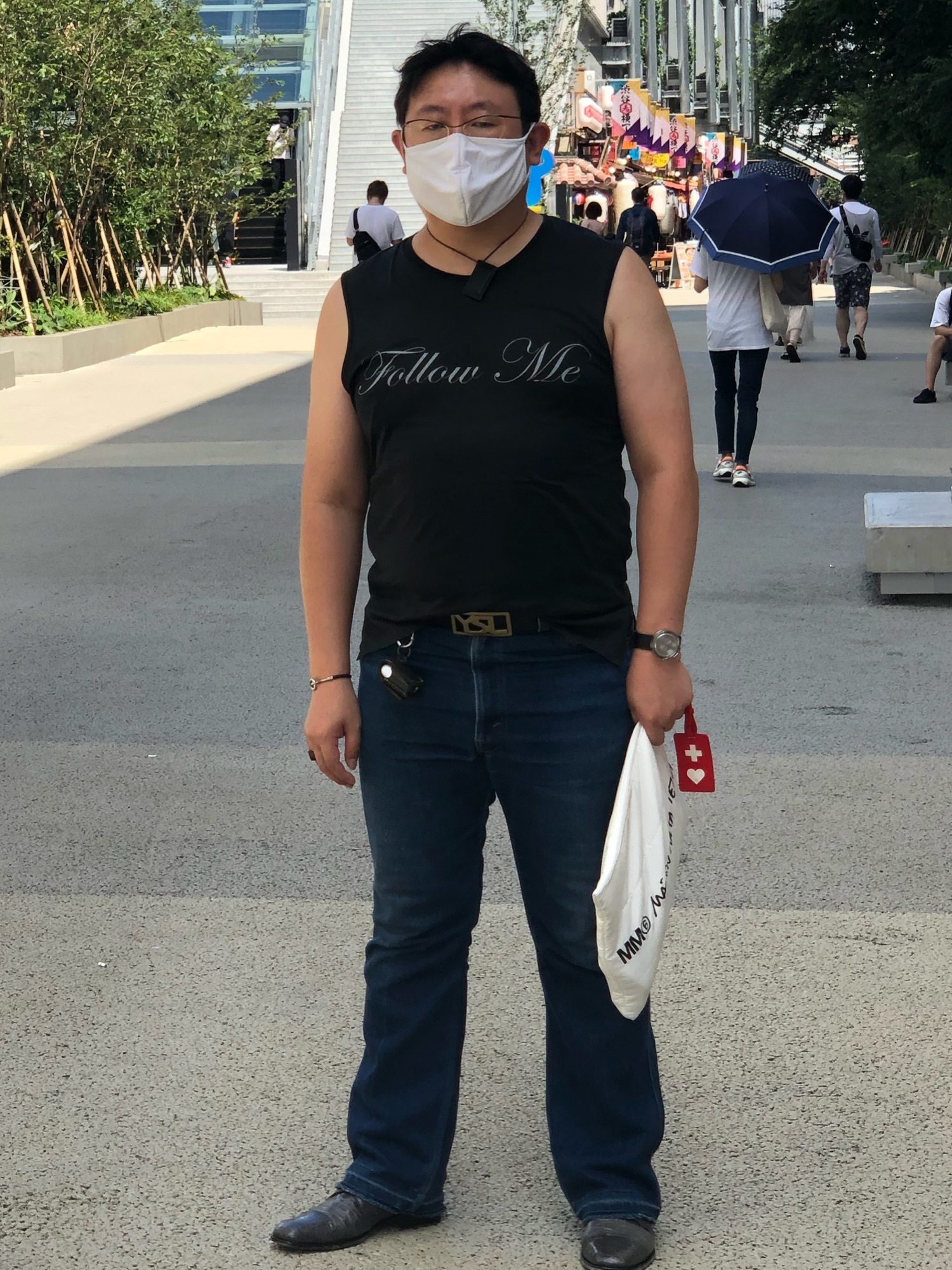 Dior hommeのタンクトップを使ったメンズ人気ファッション