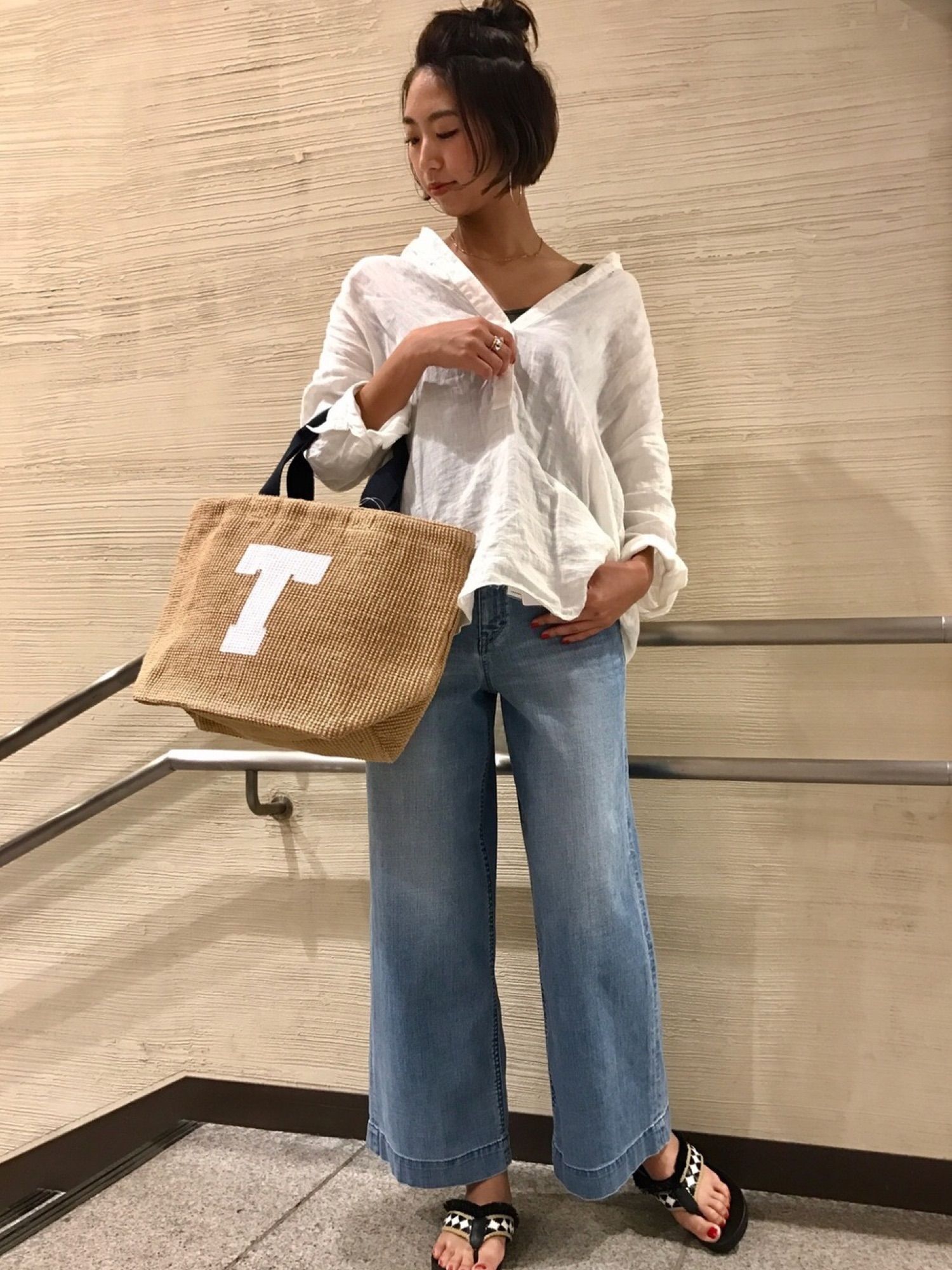 YANUK（ヤヌーク）の「YANUK(ヤヌーク）LYDIA ワイドパンツ 美ST