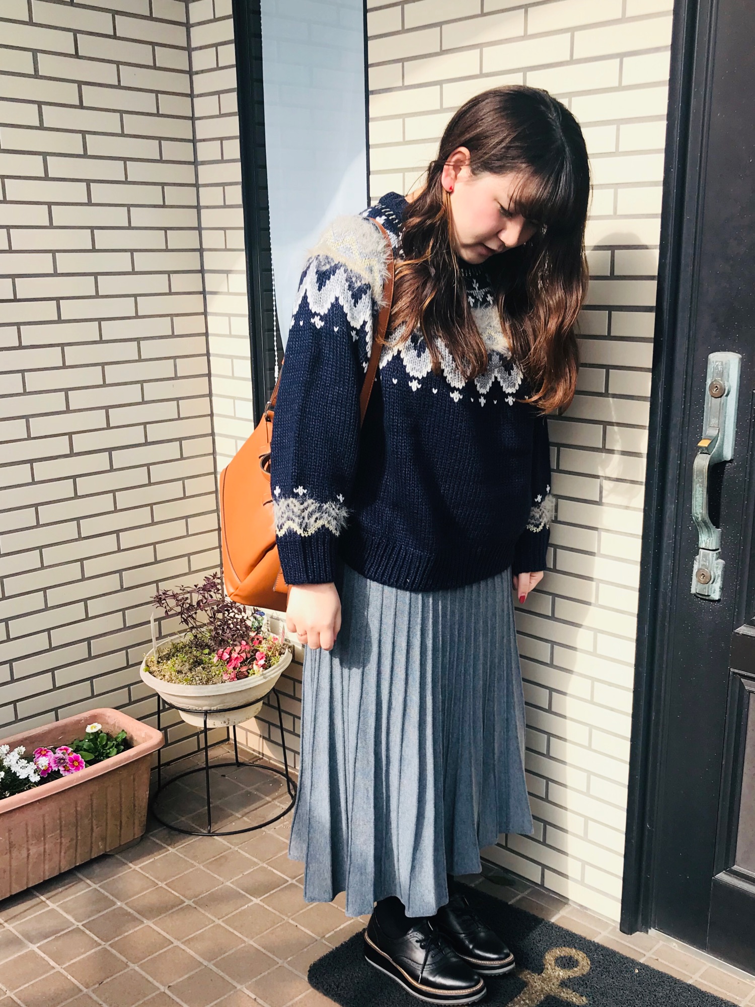 新品タグ付◉WEB限定　フェアアイルニット KBF  ブルー KBF - ひよこ様ご専用です♪KBF WEB限定 フェアアイルニット🌸NAVY新品