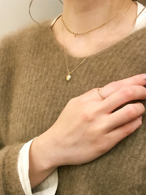 ete レインボー　ネックレス 最終価格！ete K10【限定】レインボーネックレス - メルカリ