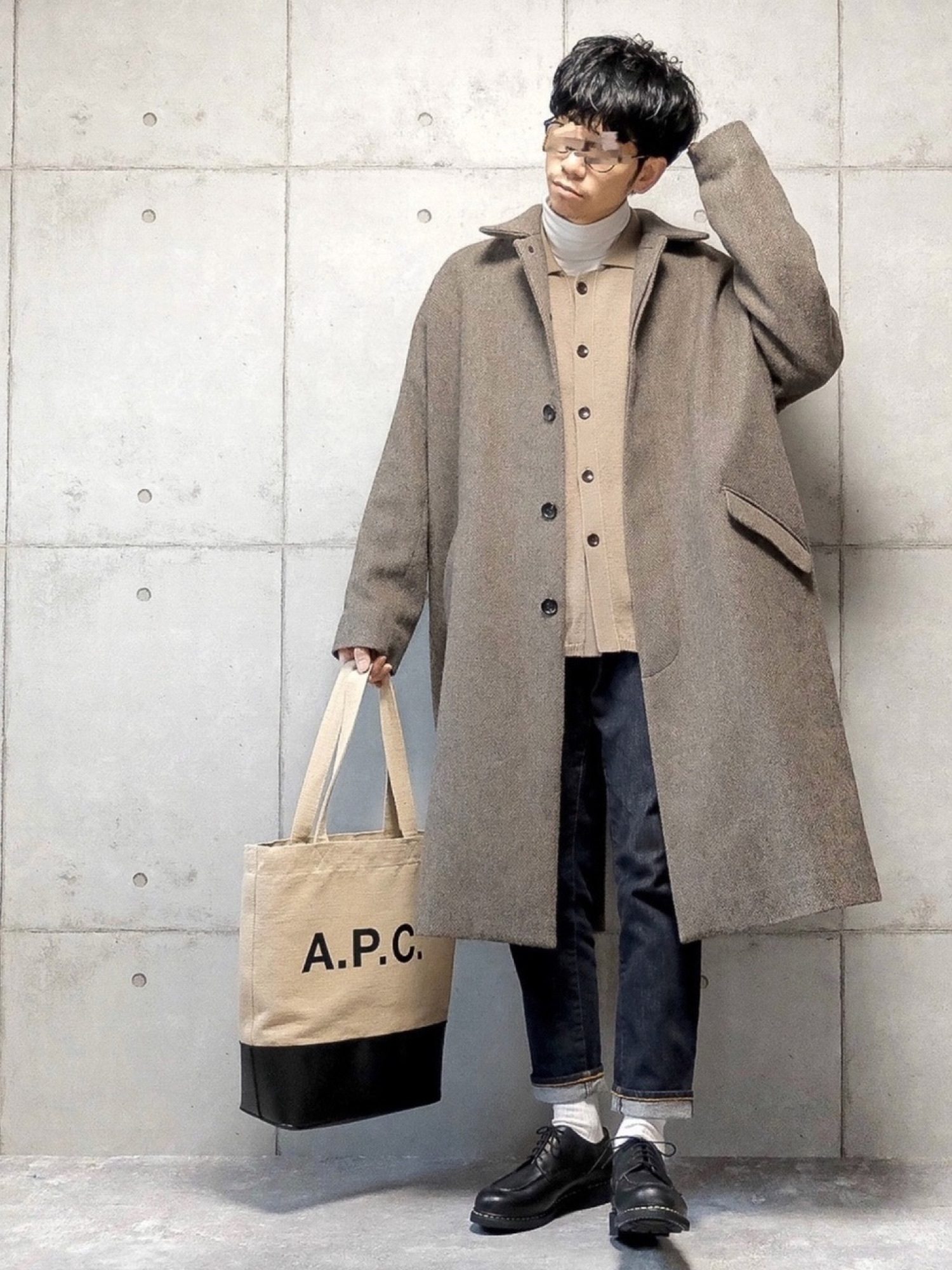 美品 TROVE 2019AW / LUU COAT TROVE（トローヴ）の「TROVE 2019AW / LUU COAT（ステンカラー