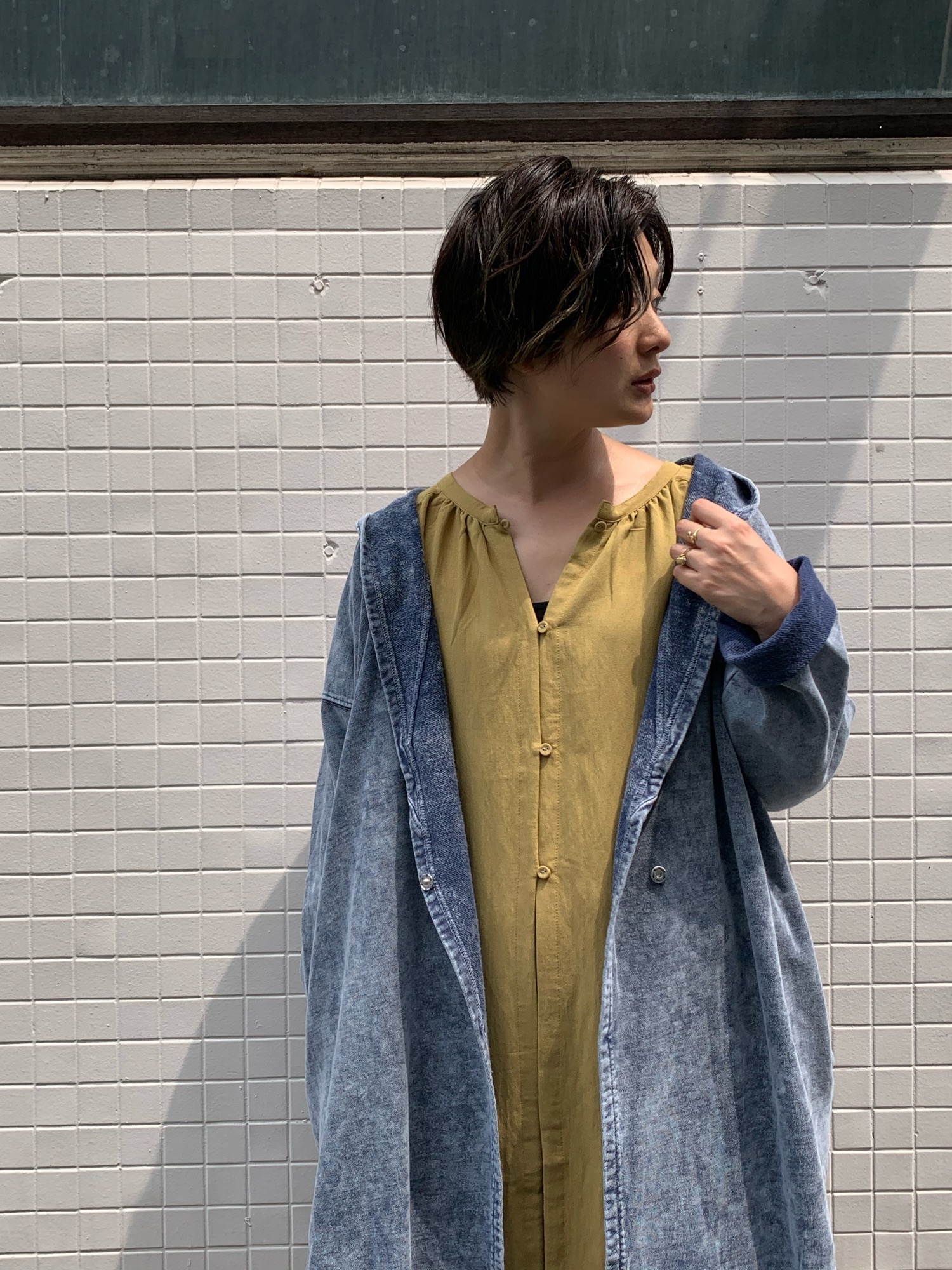OSMOSIS（オズモーシス）の「ケミカル裏毛フードガウン（その他 