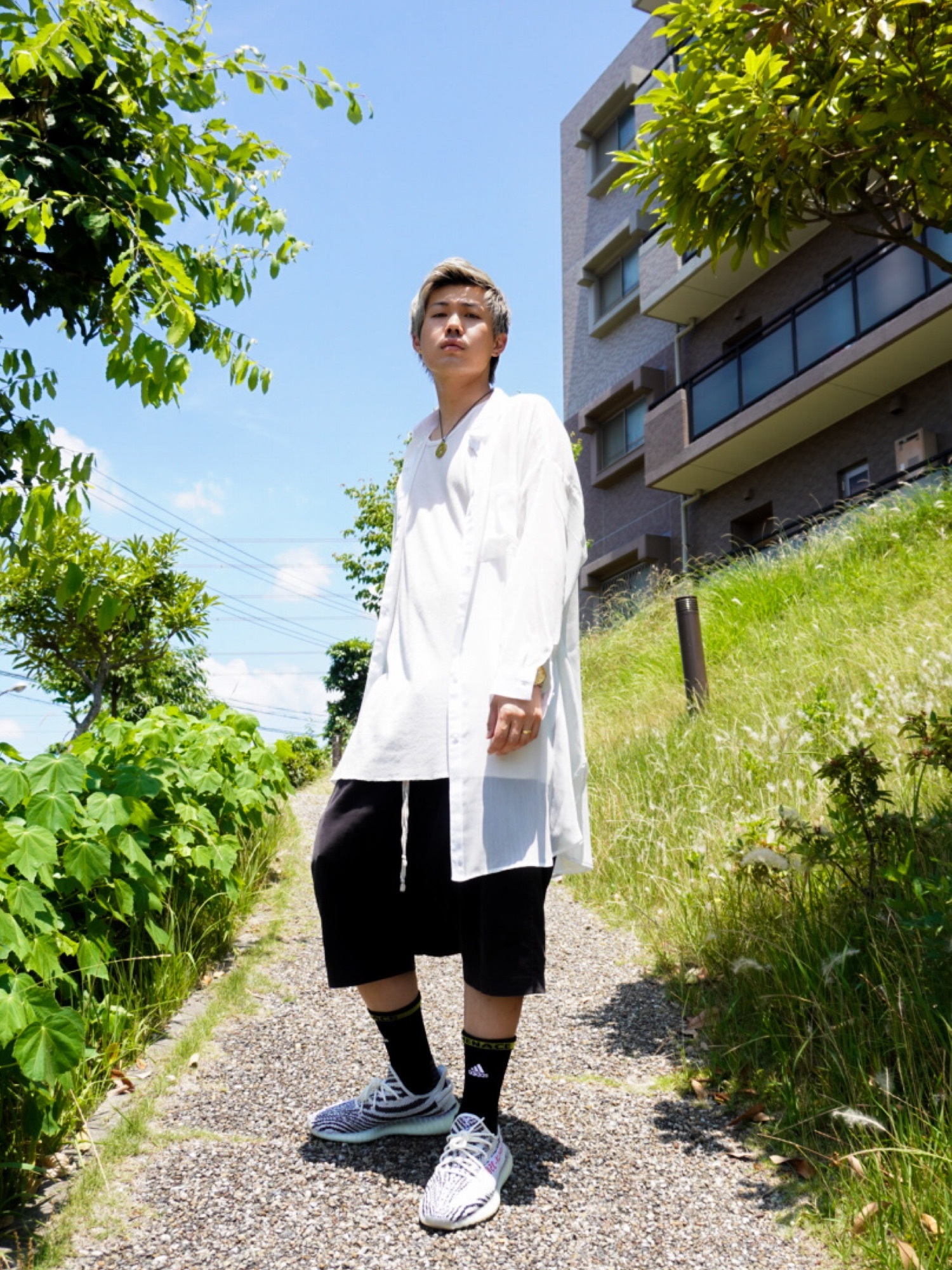 rick owens FW20 ジップ　pods ハーフパンツ　46 Rick Owens (リックオウエンス) - RICK'S PODS ハーフ パンツ