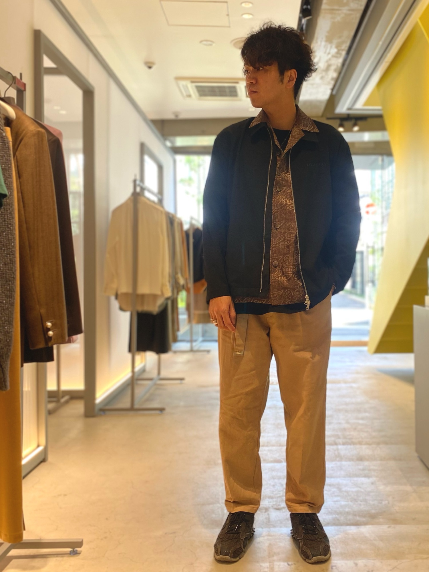 doublet（ダブレット）の「【doublet】MEN SILK CHINO WIDE 