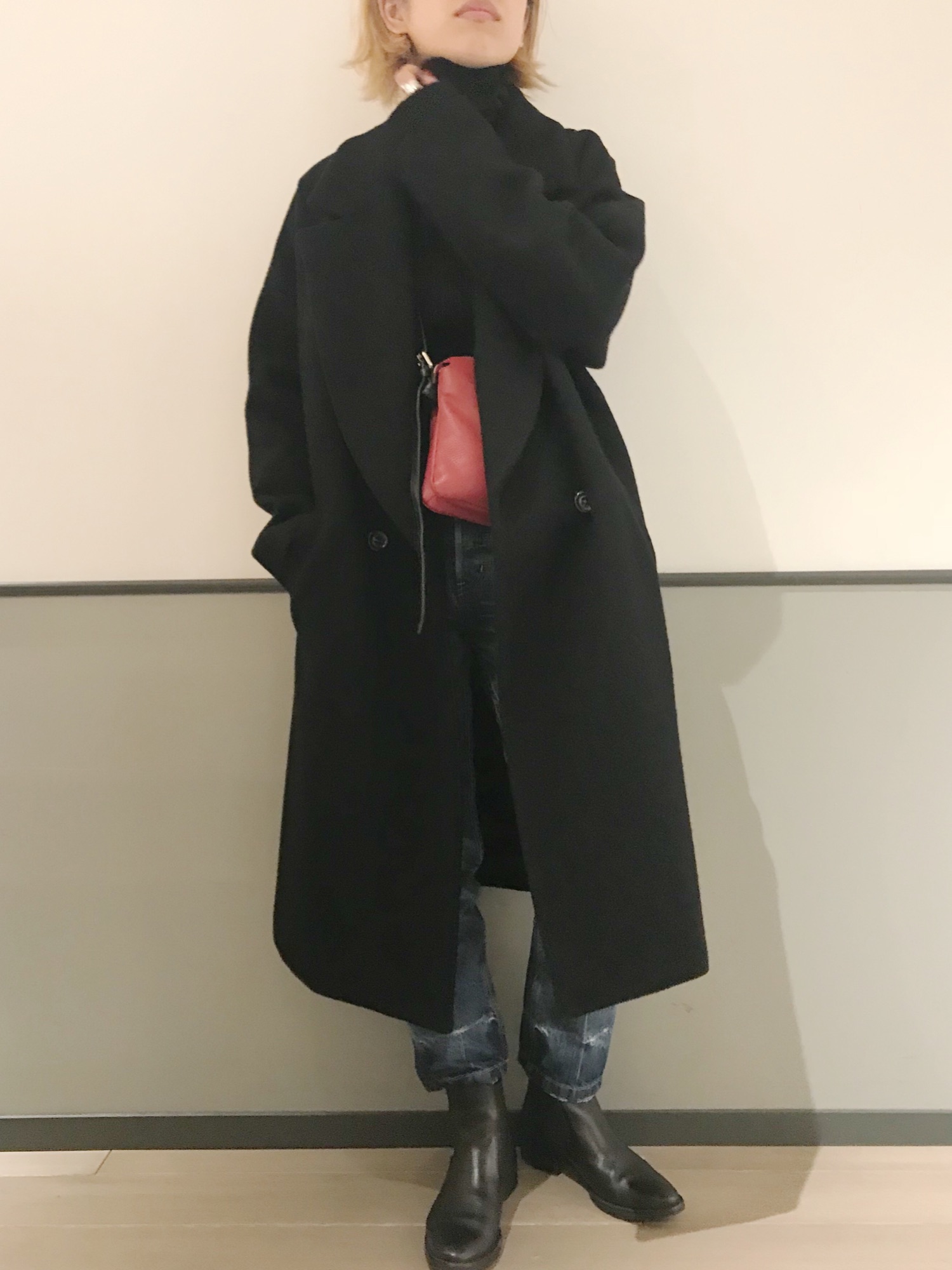 BLACK BY MOUSSY（ブラックバイマウジー）の「Big collar coat（その他