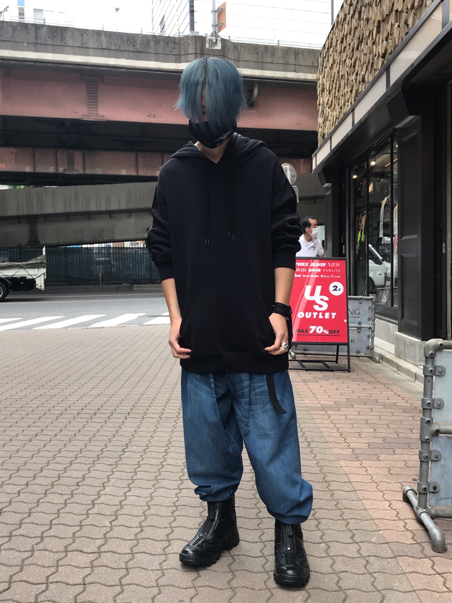 Nude masahiko maruyama 2タックデニムパンツ nude:masahiko maruyama（ヌードマサヒコマルヤマ）の「nude