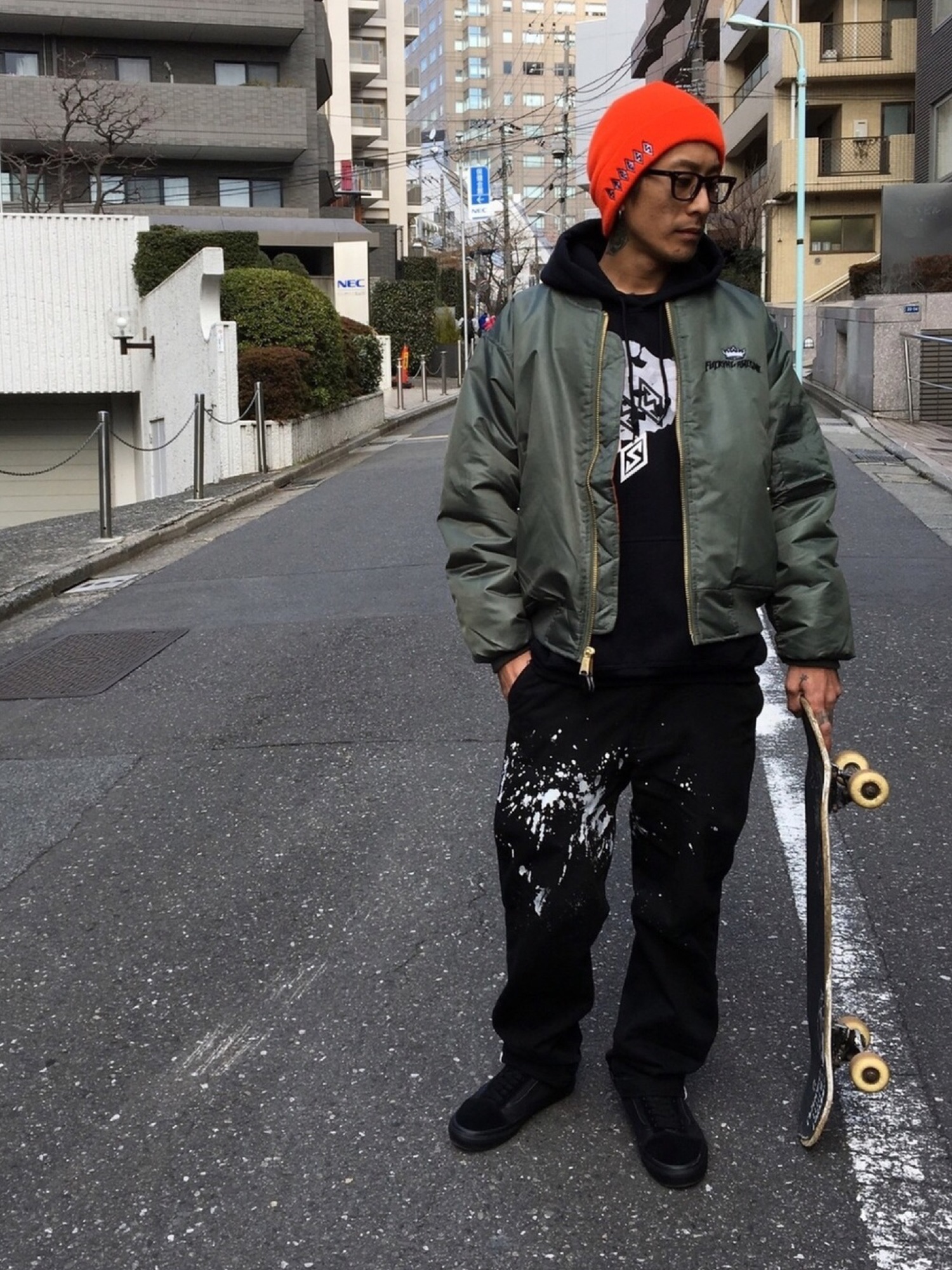 FUCKING AWESOMEのMA-1を使った人気ファッションコーディネート - WEAR