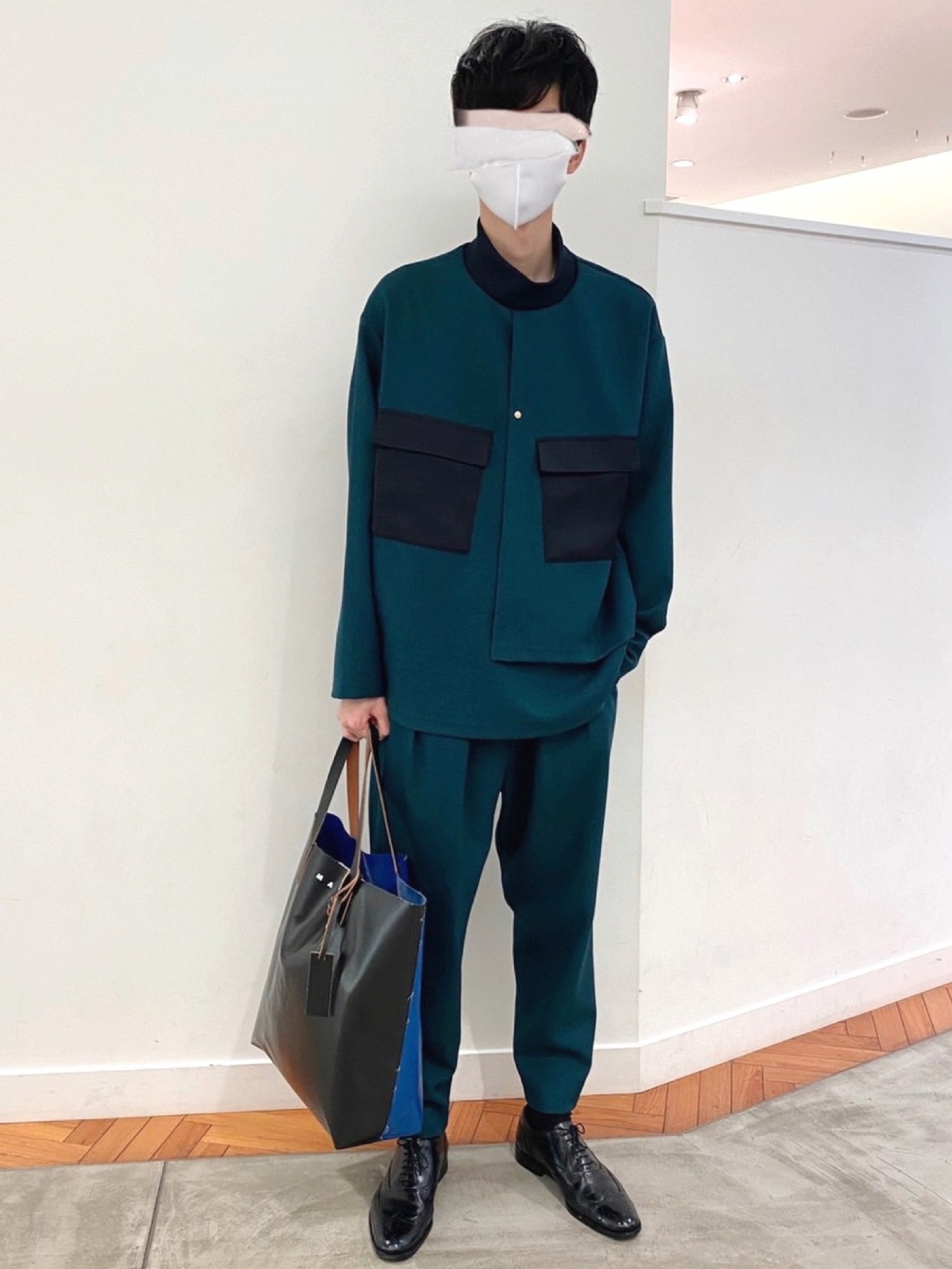 CULLNI（クルニ）の「2020秋冬 ストレッチツイル モックネックプル 