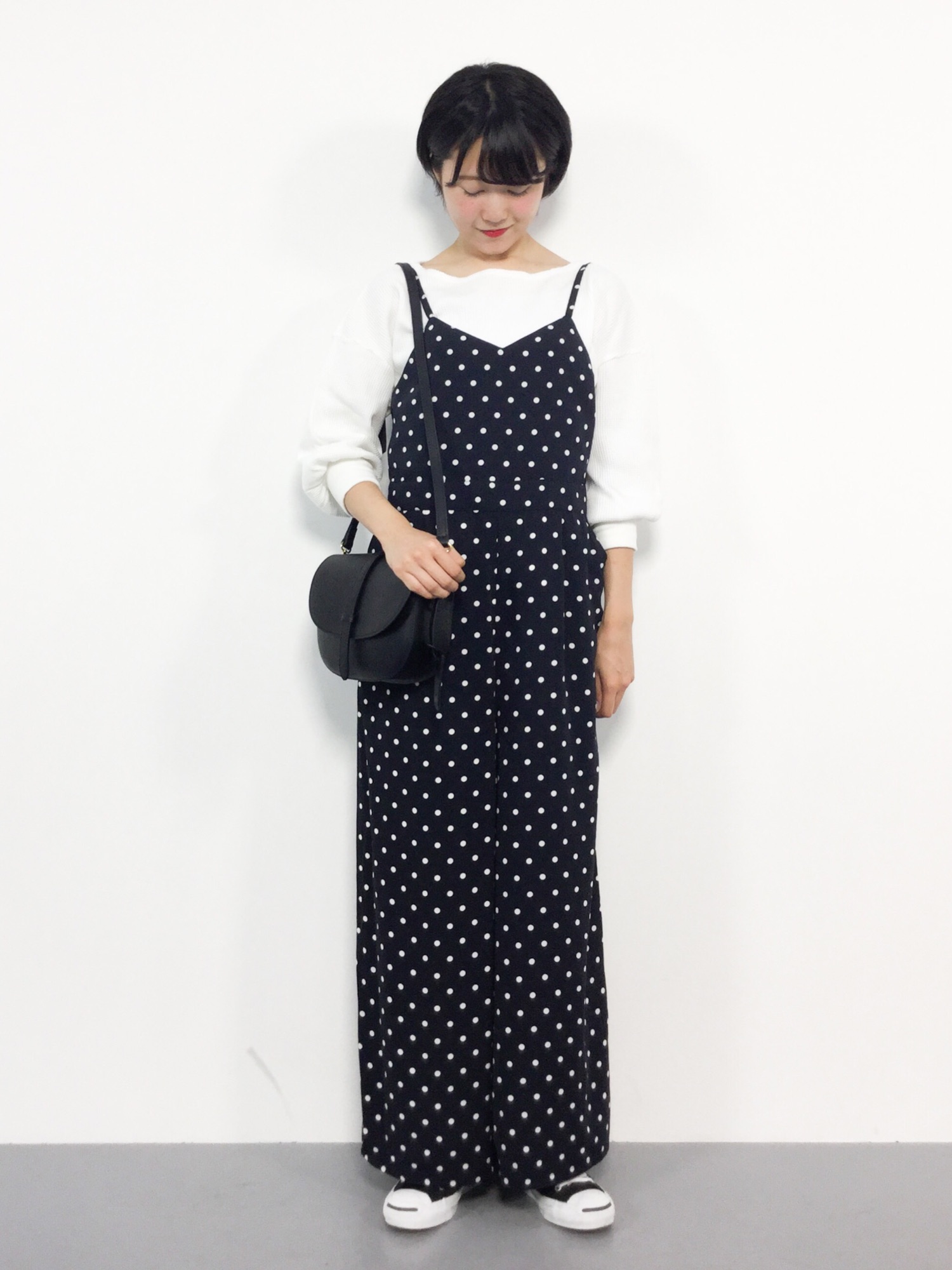 LOWRYSFARM ローリーズファーム サロペット LOWRYS FARM（ローリーズファーム）の「ドットサロペット 805771
