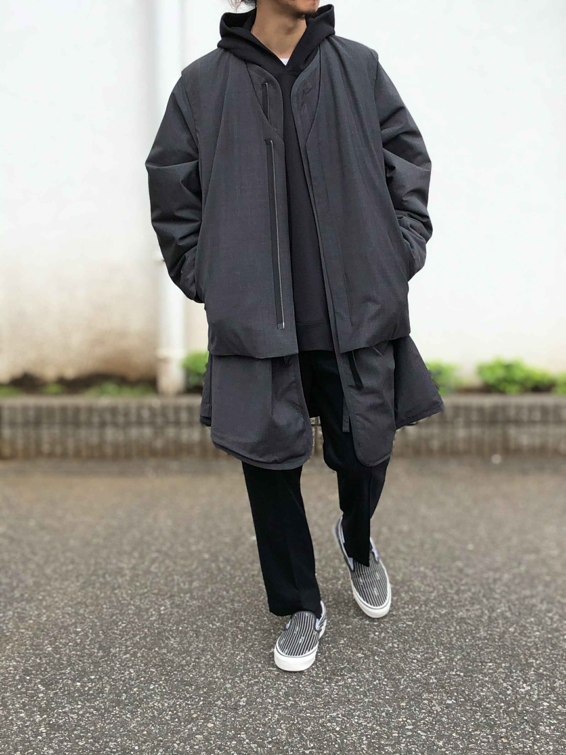 N.HOOLYWOODのステンカラーコートを使った人気ファッション