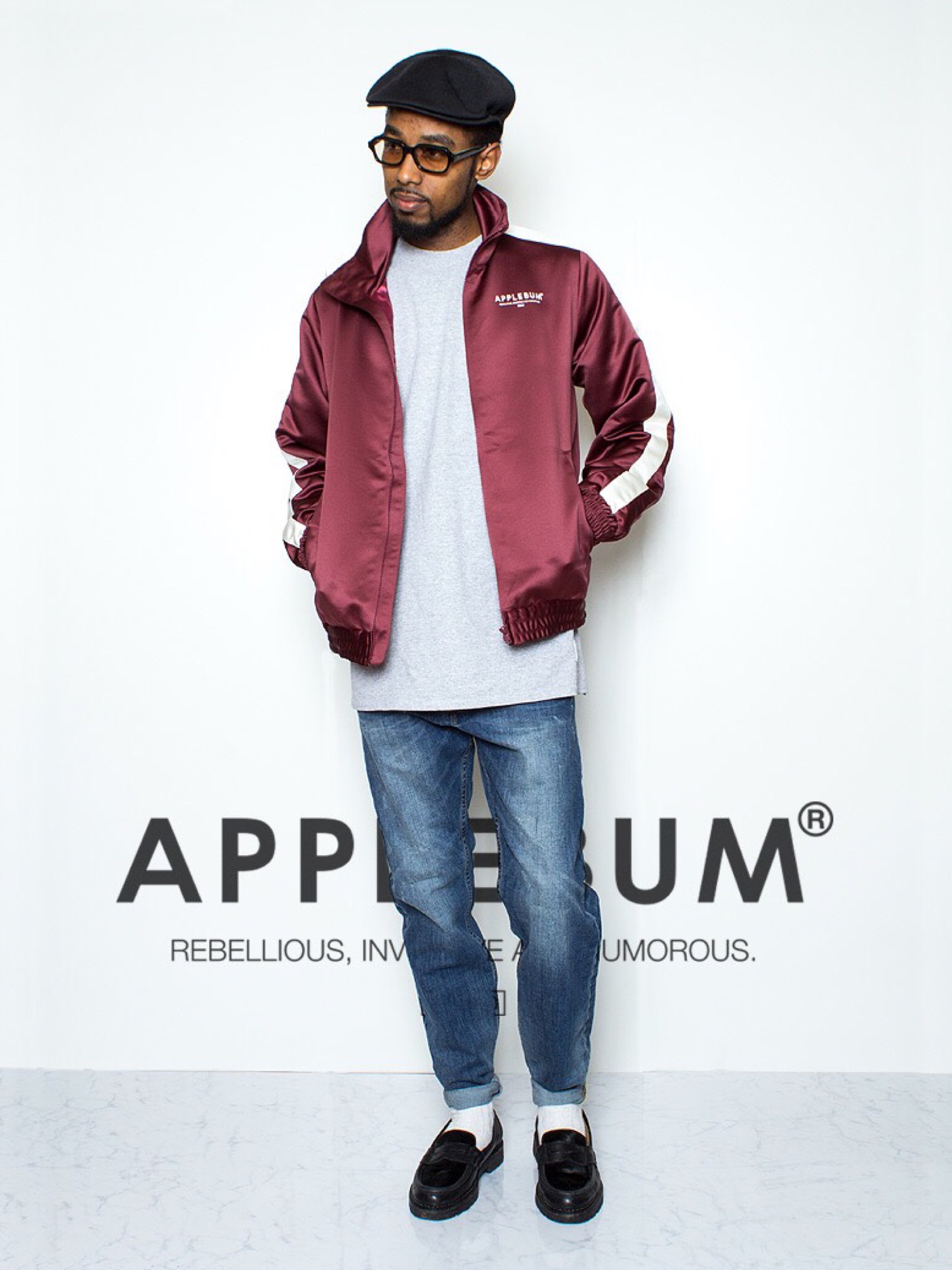 APPLEBUM（アップルバム）の「Satin Track Jacket（その他アウター 