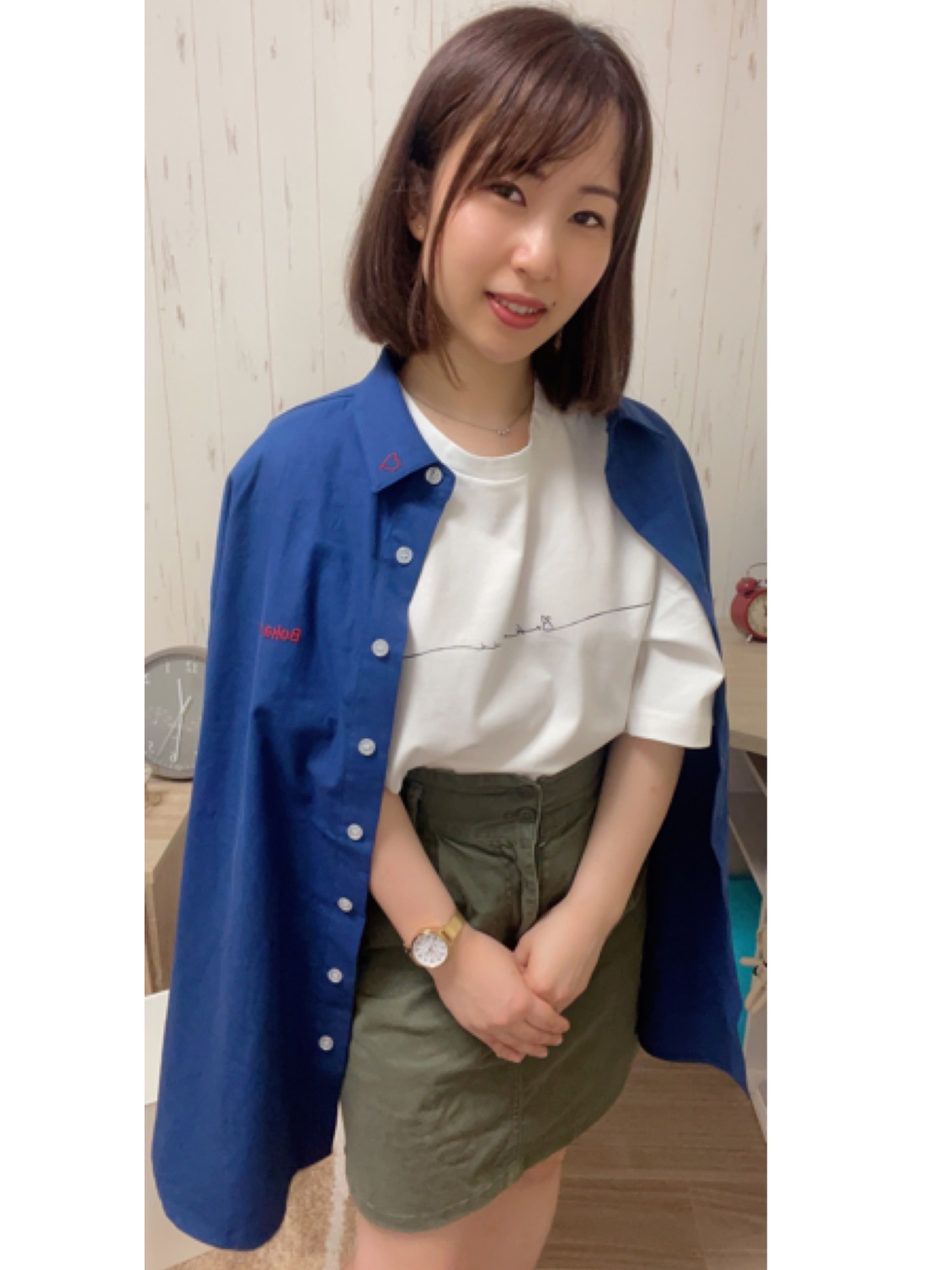 Boka niiロゴプリントメンズTシャツ Boka nii（ボカニー）の「BOKA Nii 