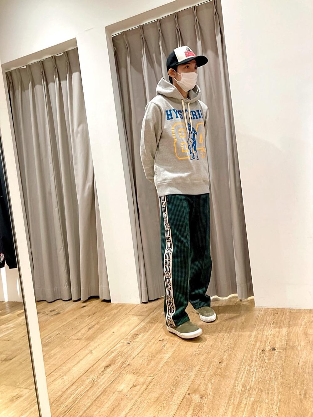 ヒステリックグラマー　コミック柄　パンツ　XS 試着のみ HYSTERIC GLAMOUR（ヒステリックグラマー）の「HG TAPE トラック