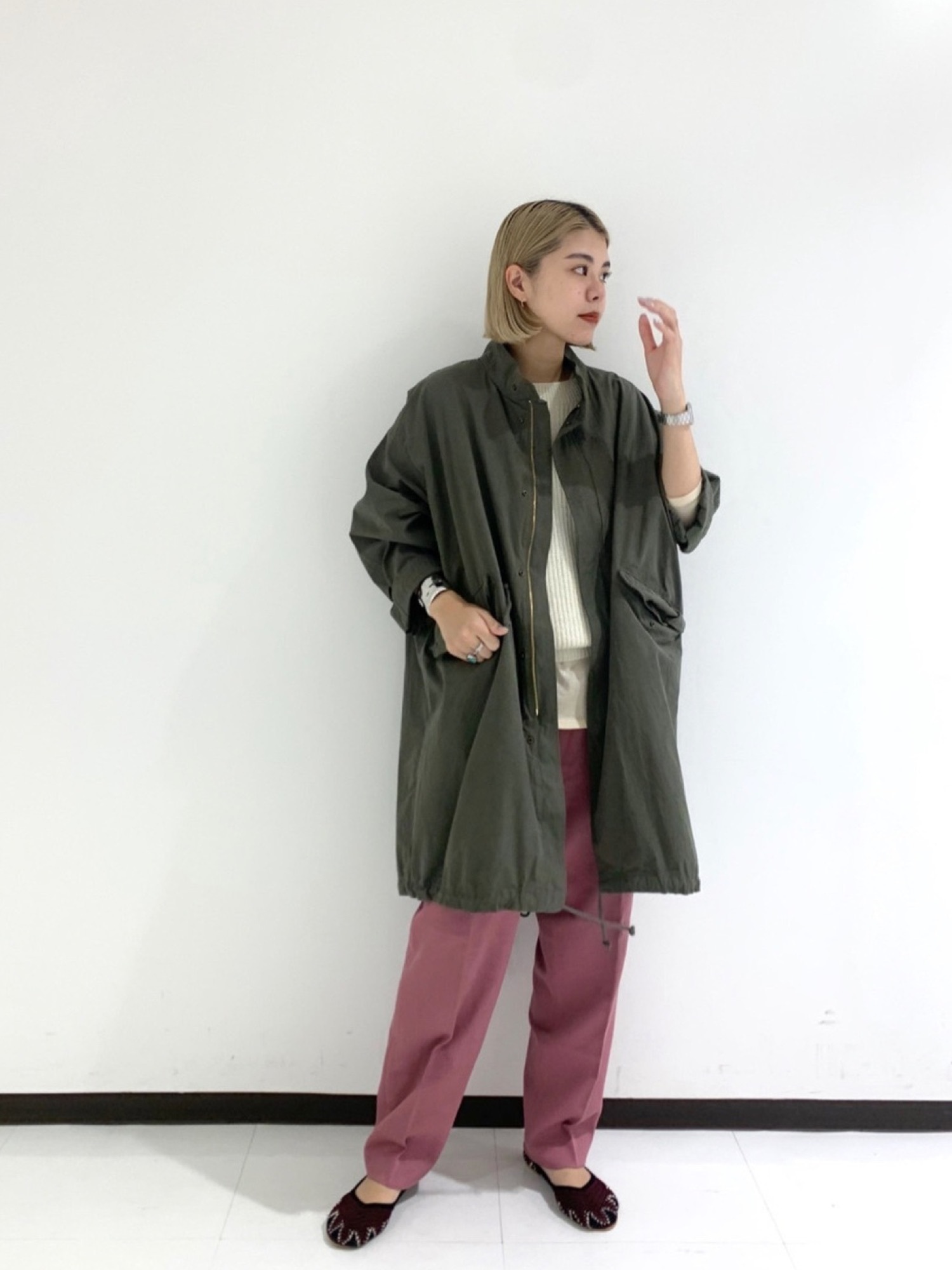 6（ロク）の「＜6(ROKU)＞KERSEY PANTS/パンツ ◇（その他パンツ