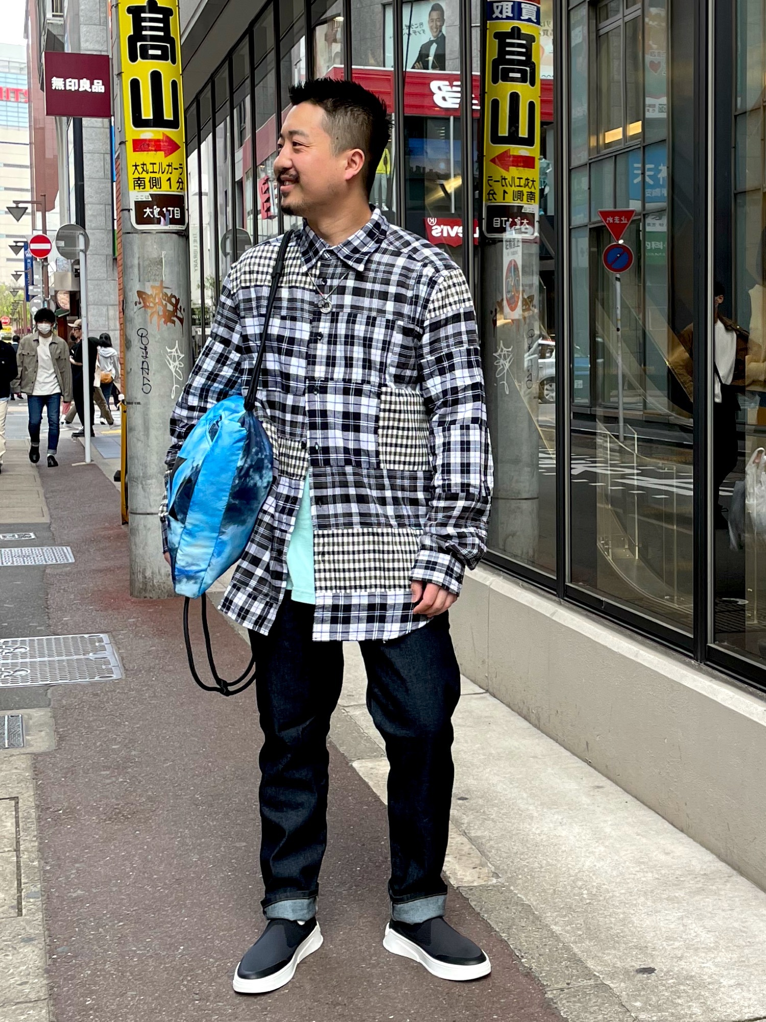 DIESEL（ディーゼル）の「メンズ シャツ チェック パッチワーク 