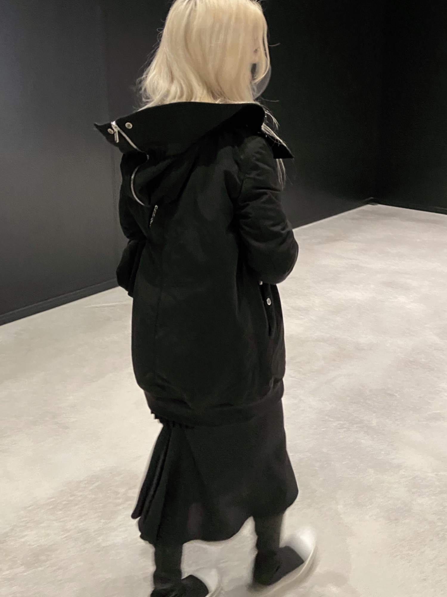 Rick Owens ダウンロングコート rick owens ロングダウン