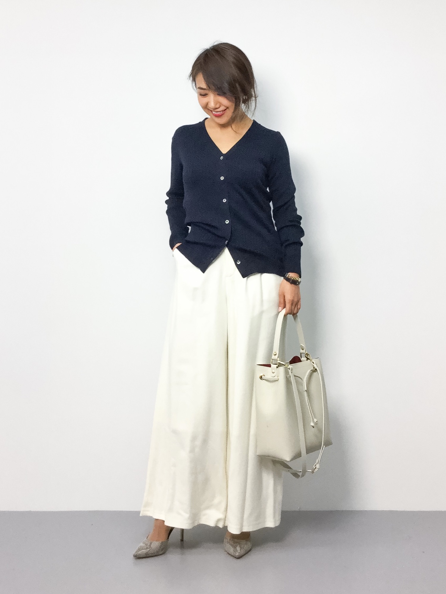 qualite Oggiコラボワイドリブカーディガン qualite（カリテ）の「【WEB限定】【伝説のOggiコラボ商品】コラボ
