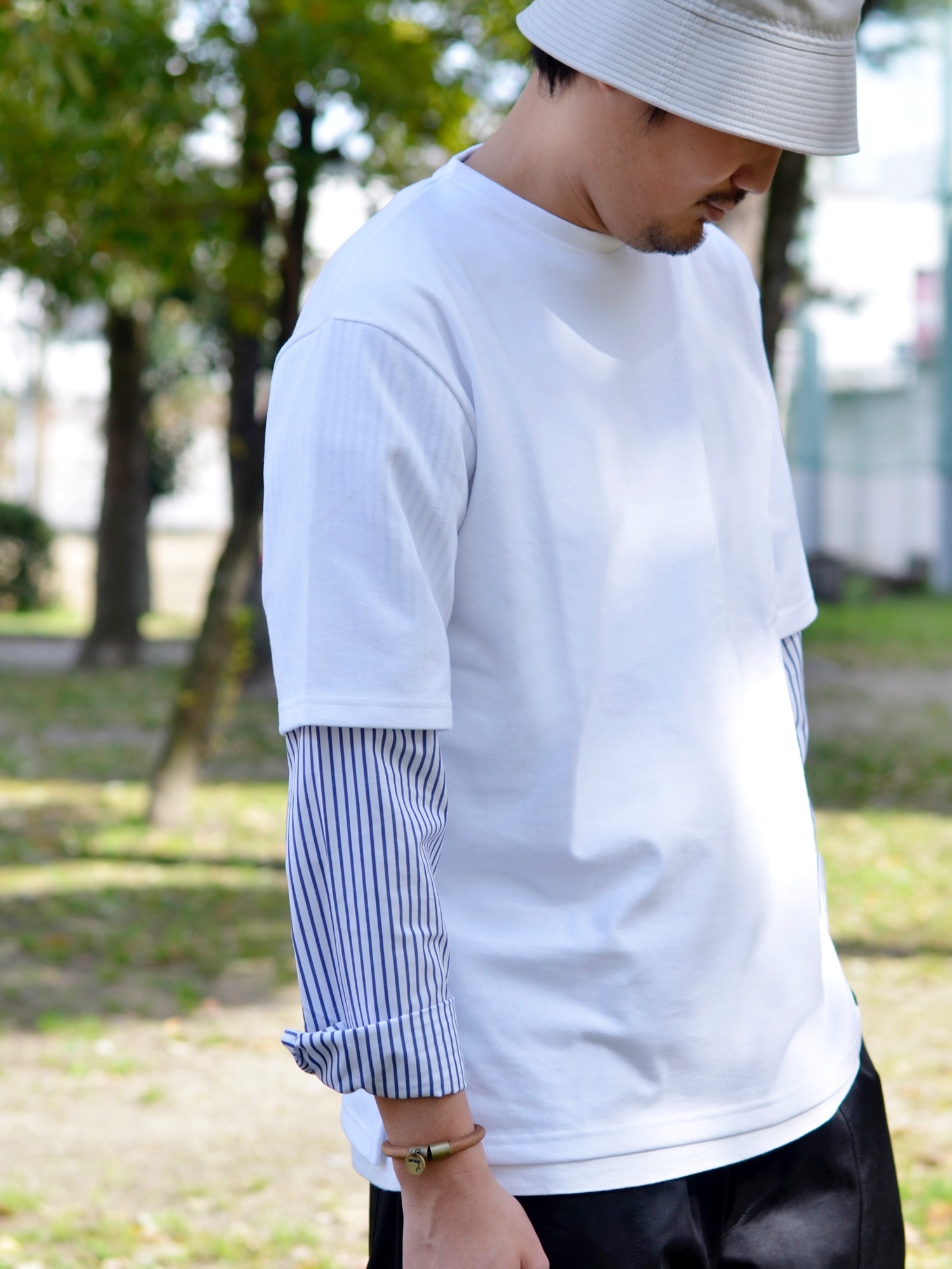 rehacer（レアセル）の「rehacer : Center Tuck Tapered Pants