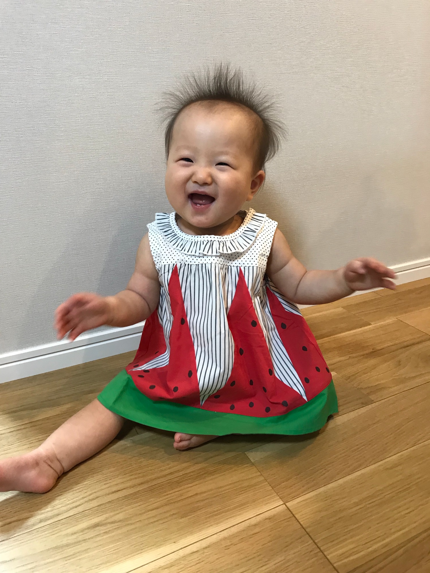 baby cheer（ベイビーチアー）の「スイカチュニック（チュニック
