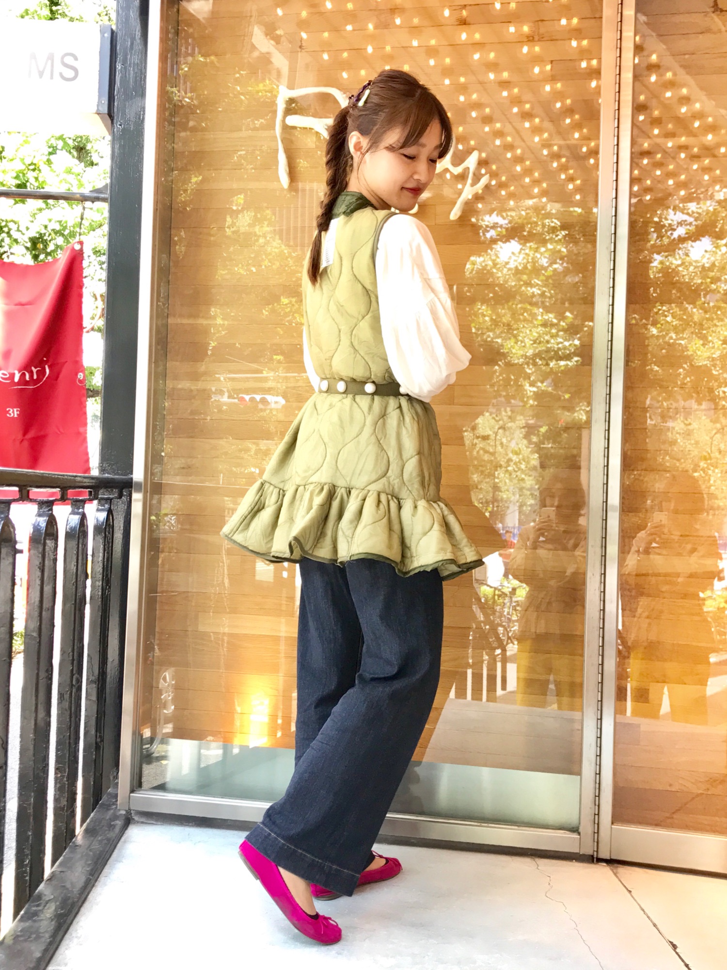 77circaRay BEAMS / 別注 キルティング ベスト - メルカリ 77circa