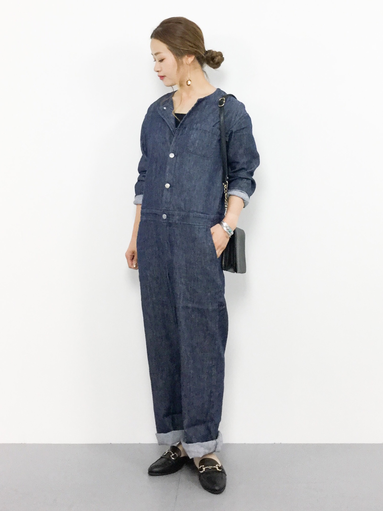 CIAOPANIC（チャオパニック）の「Jumpsuit/リネンデニムジャンプ