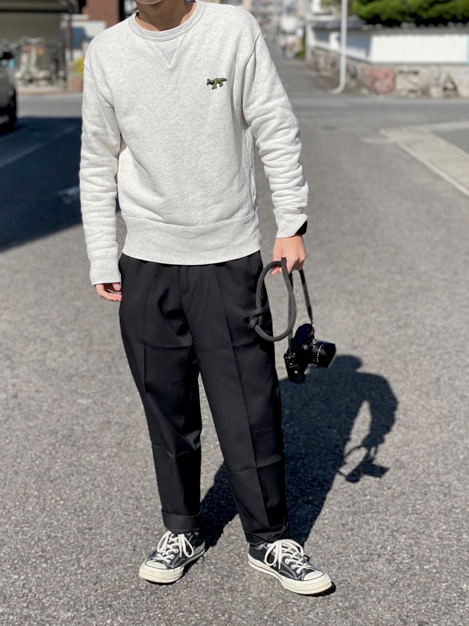 スウェット MAISON KITSUNE MK X PORTER SWEAT Maison Kitsune（メゾンキツネ）の「MK X PORTER SWEAT（スウェット