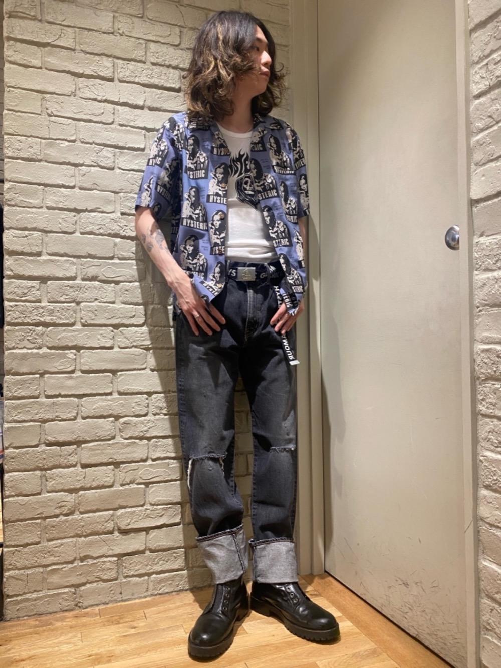 ヒステリックグラマー　SKULL SMOKE タンクトップ　FREEサイズ HYSTERIC GLAMOUR（ヒステリックグラマー）の「SKULL SMOKE