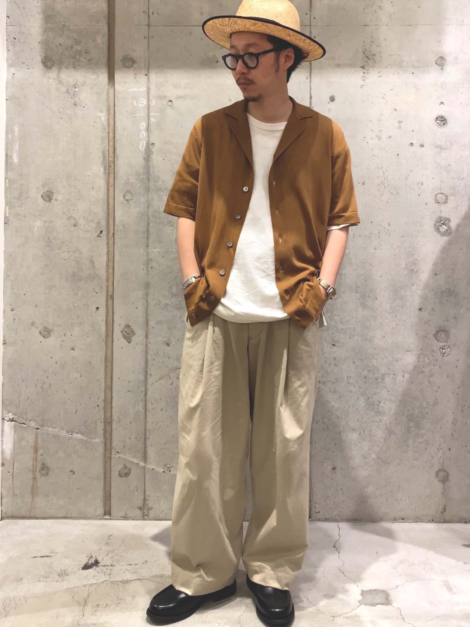 HAVERSACK ワイドスラックス ベージュ HAVERSACK ワイドスラックス ベージュ 日本製Haversack ベージュ