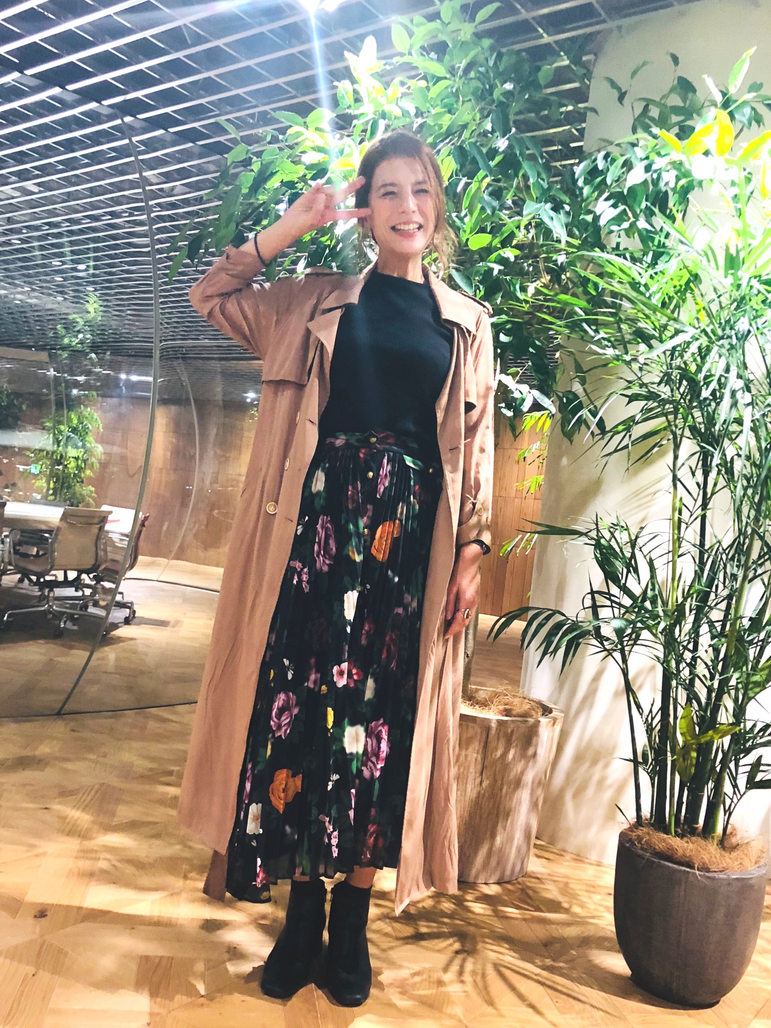 Ameri（アメリ）の「COCO FLOWER SKIRT（スカート）」 - WEAR