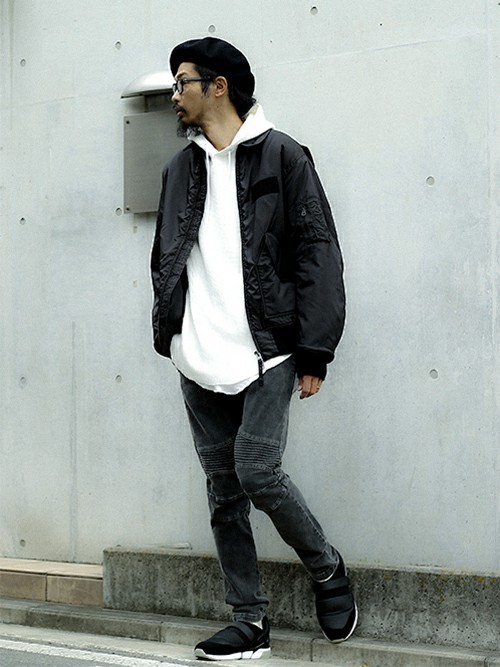 marka マーカ CWU45P ブラック Marka CWU p45フライトジャケット