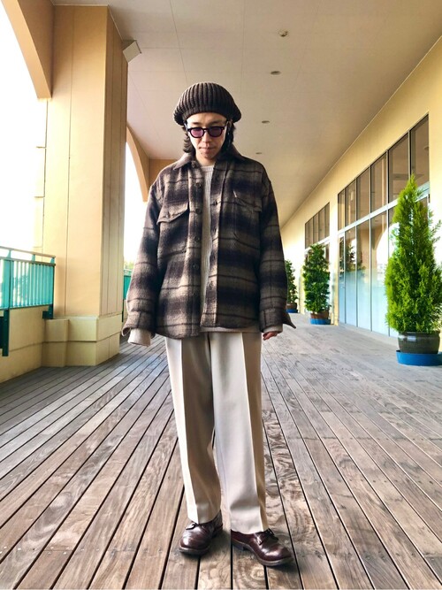 GOLD(ゴールド)の「GOLD / ゴールド:ALPACA WOOL SHAGGY CHECK GOLD(ゴールド)の「GOLD / ゴールド:ALPACA WOOL SHAGGY CHECK