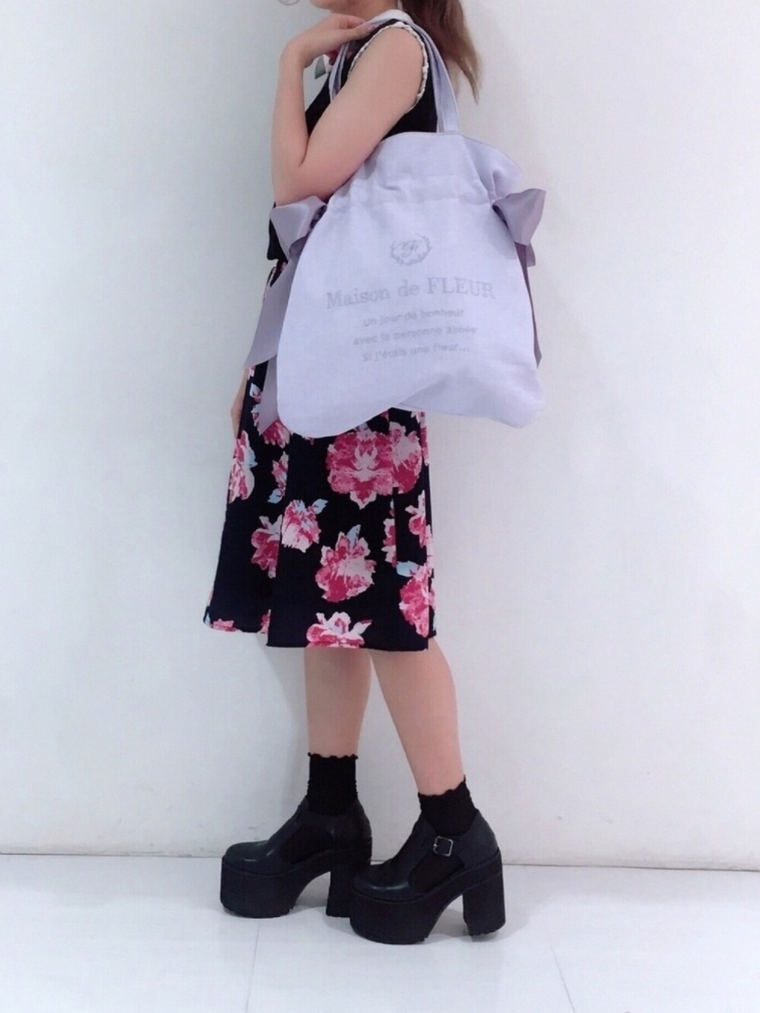 Maison de FLEUR（メゾンドフルール）の「・サマーダブルリボントート 
