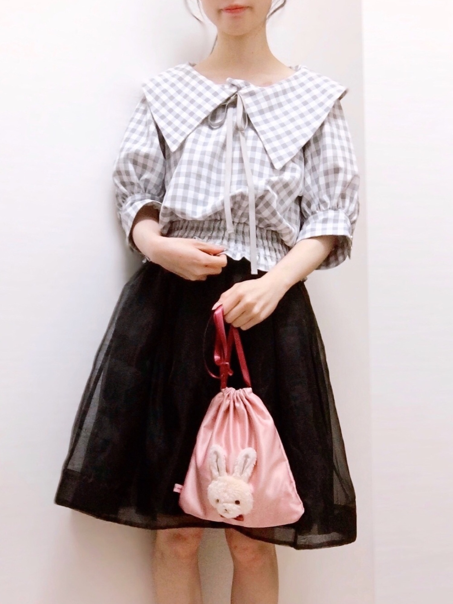 Maison de FLEUR（メゾンドフルール）の「ラビット巾着＊（ポーチ 
