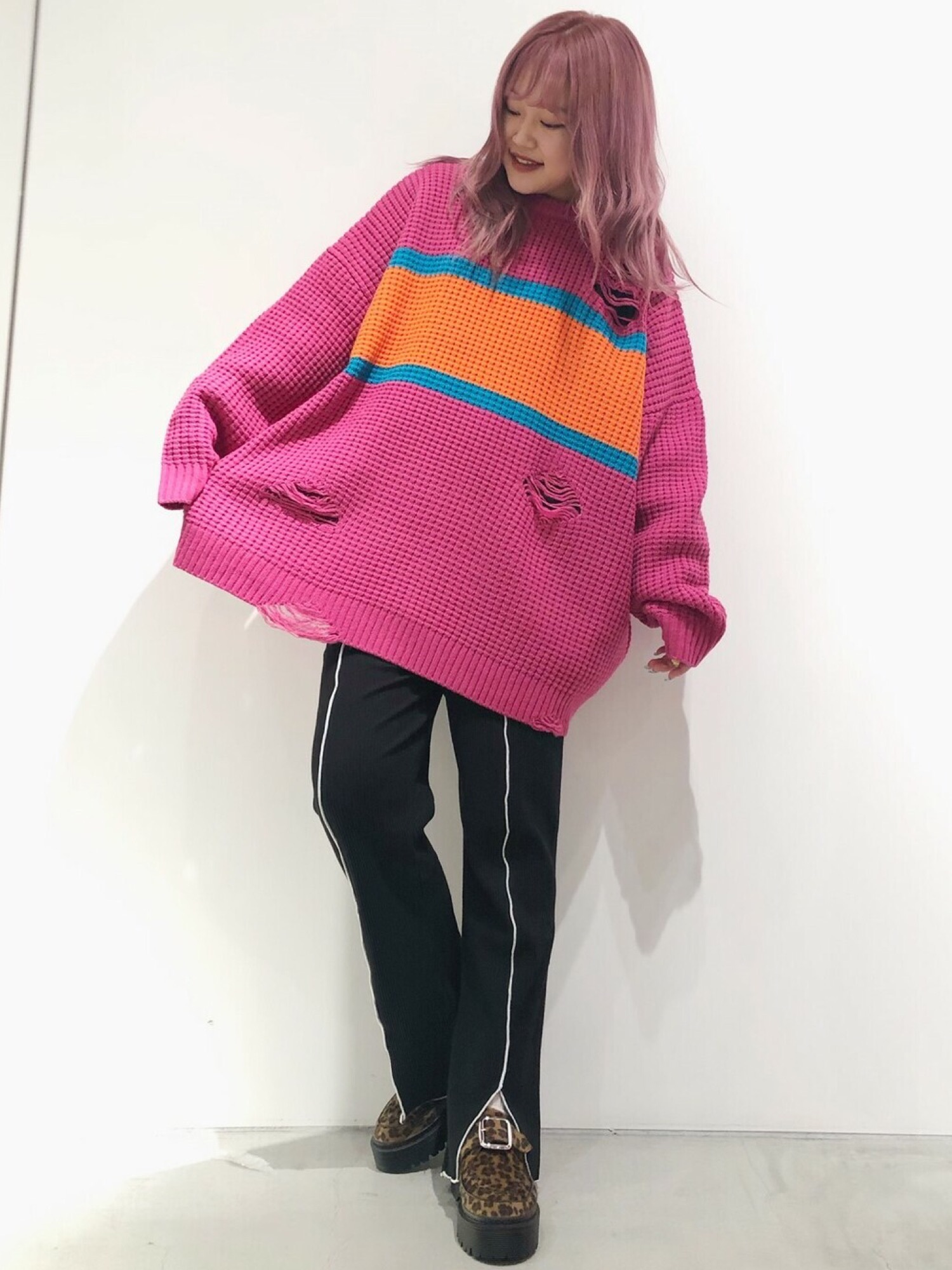 Candy Stripper（キャンディストリッパー）の「COLOR BLOCKING ニット