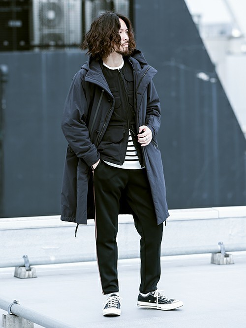 NANO universe（ナノユニバース）の「機能中綿ロングモッズコート