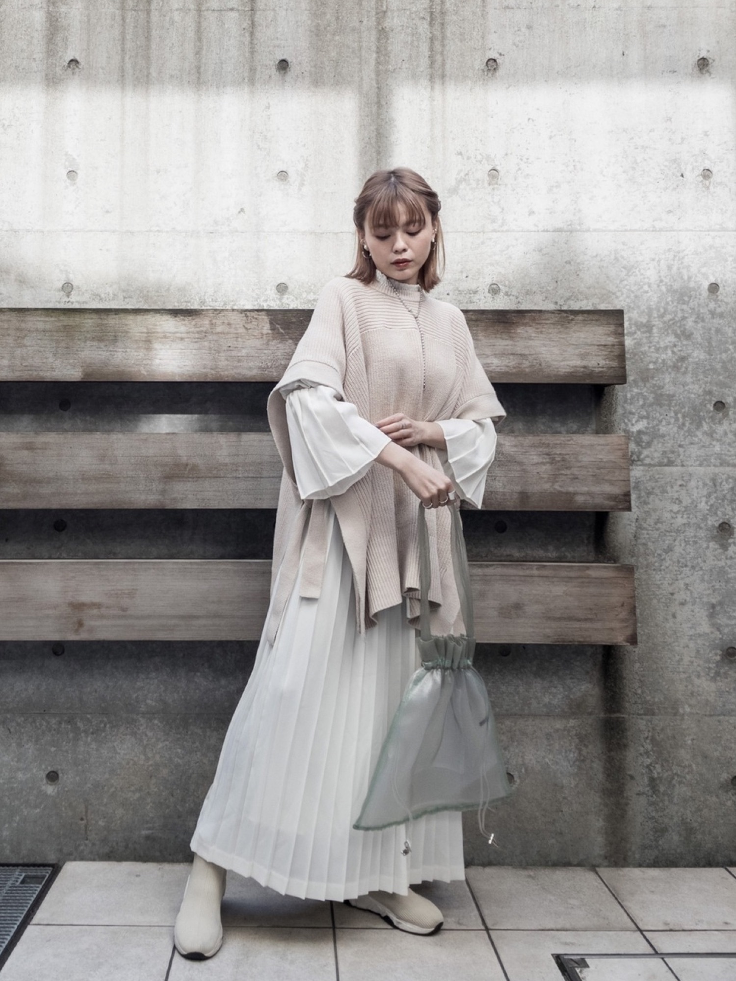 Ameri（アメリ）の「UNDRESSED 2WAY PLEATS DRESS（ワンピース）」 - WEAR
